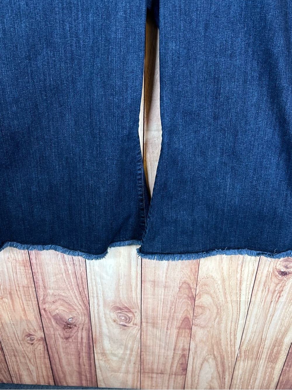 NYDJ Not Your Daughters Capri Jeans Sz 26W 4XL blue Wide Leg Lift Tuck $100 - Picture 6 of 16